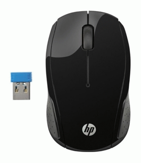 HP Wireless Mouse 200 - Black Wireless Mouse X6W31AA
