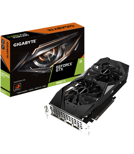 GIGABYTE GEFORCE GTX 1660 TI GV-N166TOC-6GD